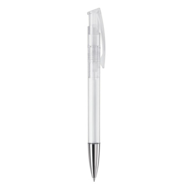 Avalon ball pen metal tip transparent, Transparent / White, product image (4)