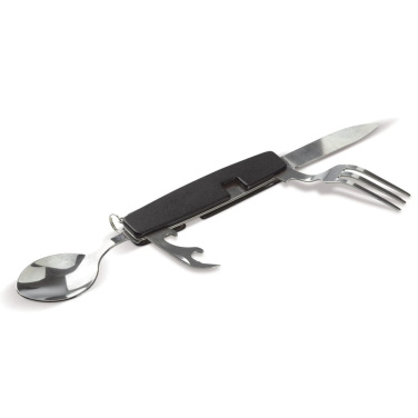 Foldable cutlery in multi-tool, Black, product image (3)