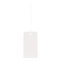 Luggage tag, White