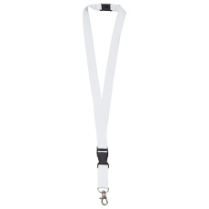 Polyester lanyard 20 mm with buckle and hook