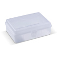 Lunchbox one 950 ml, Transparent / White