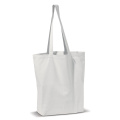Shoulder bag canvas 250g/m² 41x12x43 cm, White