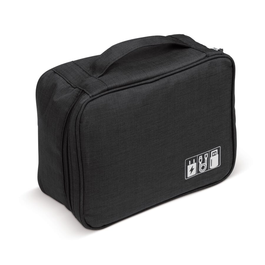 Travel Essentials electronics organizer, Black, product image (1)