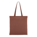 Shoulder bag cotton OEKO-TEX® 140g/m² 38x42 cm, Dark brown
