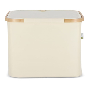 InSideOut folding basket with lid Sogne 40.5 x 33 x 30 cm rPET, Ecru, product image (4)