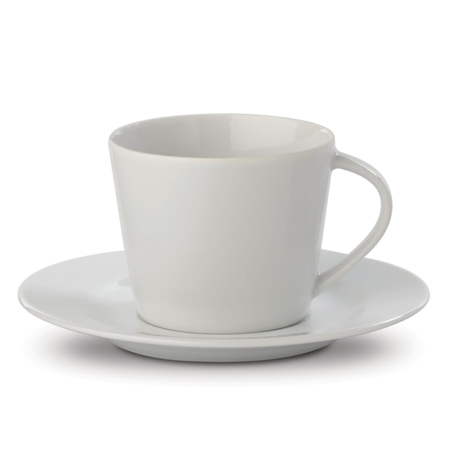 Cup and saucer Milano 160 ml, White, product image (1)