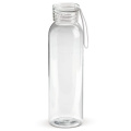 Water bottle Tritan 600 ml, Transparent / White