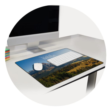 A2 desk mat sublimation 59 x 42 cm, White, product image (4)