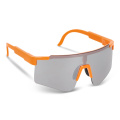 Tom R-PC sports sunglasses with mirror lens UV400, Fluor assorti / Orange