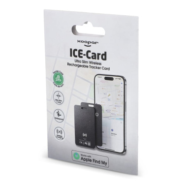 Xoopar ICE-Card Ultradune Tracker Card rechargeable, Black, product image (2)