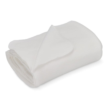 R-PET fleece blanket sublimation 120 x 150 cm 250 g/m², White, product image (3)