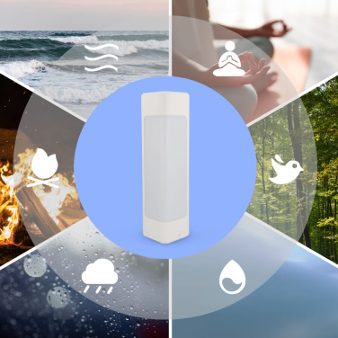 Xoopar Aura White Noise Speaker Made of Recycled Plastic, product image (2)