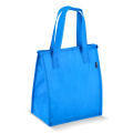 R-PET Cooler bag non-woven 23x 15 x 27.5 cm 75g/m², Light Blue