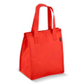 R-PET Cooler bag non-woven 23x 15 x 27.5 cm 75g/m², Red