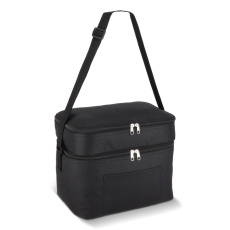 R-PET 600D Dual compartment cooler bag 30 x 20 x 24 cm 12L