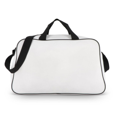 R-PET 600D Sport & Travel bag 48 x 25 x 28 cm 30 L, White / Black, product image (3)