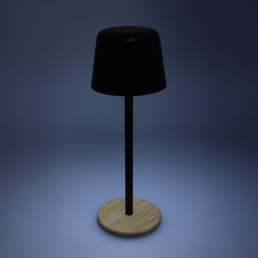 Solis Dimmable Table lamp with bamboo base, Black, product image (2)