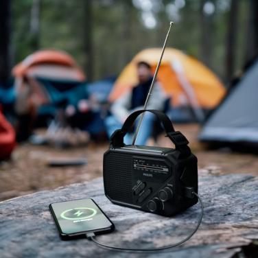 Philips TAR1609 Emergency Radio with Analog FM/AM Tuner and Flashlight, Black, product image (4)