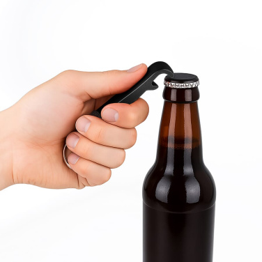 3-in-1 bottle opener key ring, Black, product image (2)