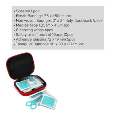 15pc First Aid kit Everest, Red, product image (2)