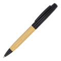 Metal Ball pen bamboo in tube, Black