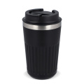 Recycled Stainless steel Thermo coffee to go 400 ml, Black