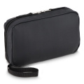 rPET PU Coated 210D Napa Organizer Bag 22 x 13 x 4 cm, Black
