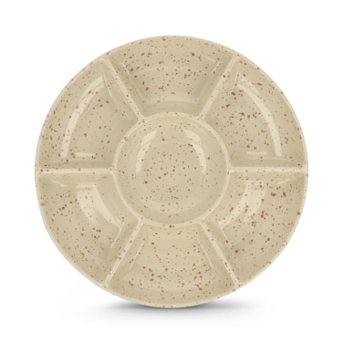 Sagaform Ditte Ceramic Round Serving Plate 26 cm, Beige, product image (2)