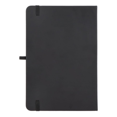 Notebook Olmo Hard Cover PU A5 with Sticky Notes, Black, product image (2)