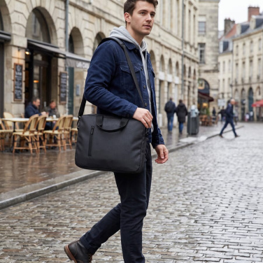 PU SoMa Laptop Messenger Bag 28 x 38 x 5 cm, Black, product image (3)
