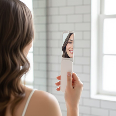 Lint brush with mirror Kaiya, White, product image (3)