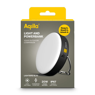 Aqiila Powerbird BL10 Light and Powerbank 10.000 mAh, Black, product image (3)