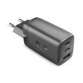 Fresh 'n Rebel 67W Laptop Fast Charger GaN USB-C & USB-A, Dark Grey