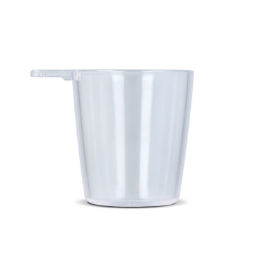Festival shotglass with lanyard, Transparent / White, product image (3)