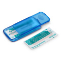 Plaster box with 5 PE plasters (56 × 18 mm), Blue