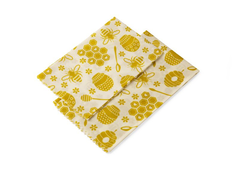 Beeswax food wraps set BEES, product image