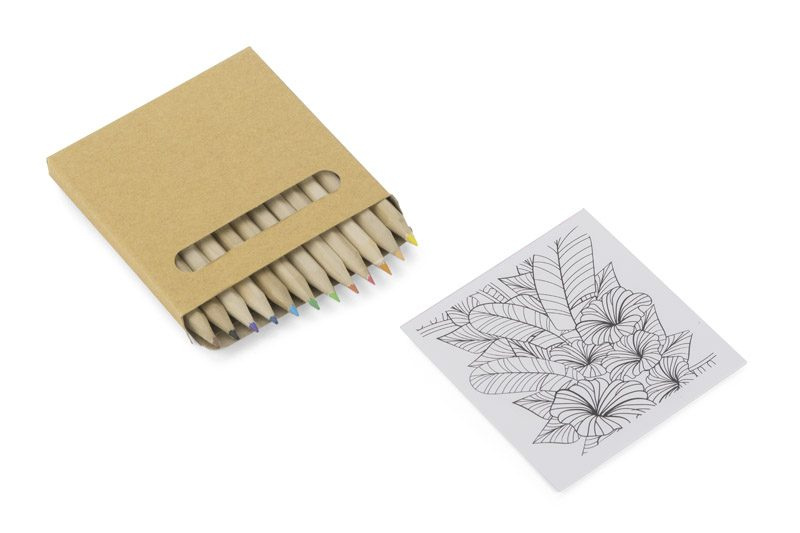 Colour pencils with colouring book LOTI, product image