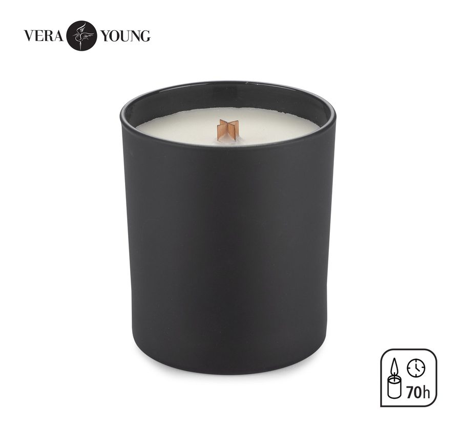 Soybean wax candle 220g - Black Pomegranate - VERA YOUNG, product image