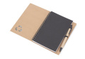 Notebook with pen SERENO, black