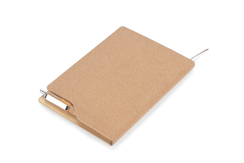 Cork notebook with pen TESSO A5, product image
