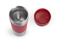 Thermal mug RONDE 425 ml, red