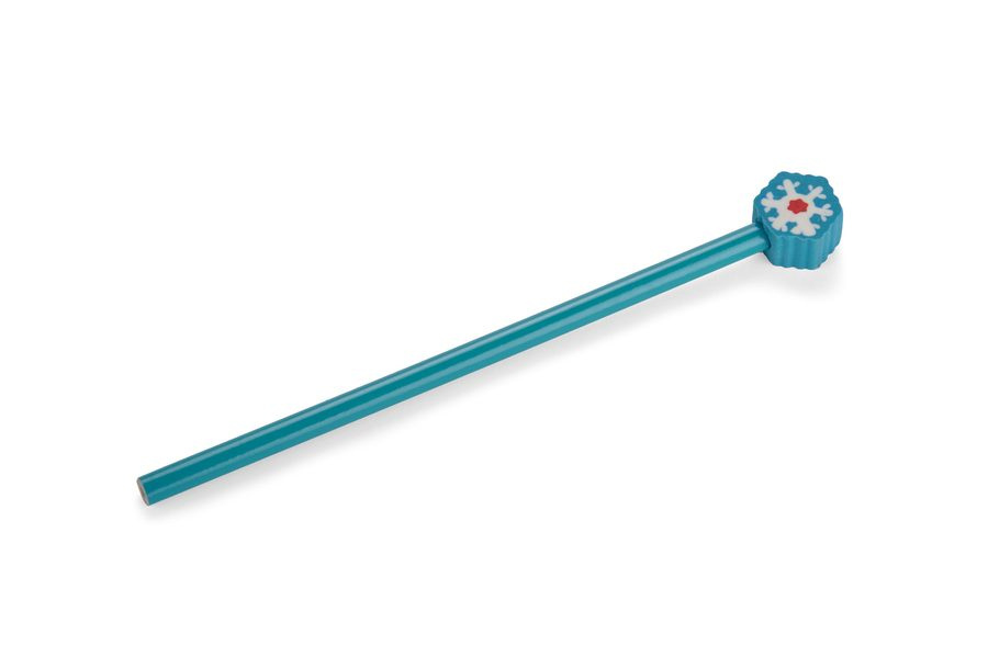Pencil with eraser CHRISTMAS - Snowflake, product image