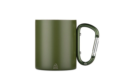 Recycled stainless steel mug VIVO 250 ml, product image, green (4)