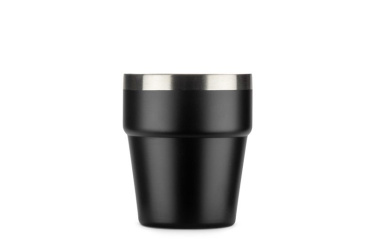 Recycled stainless steel mug MAKEL 300 ml, product image, black (3)