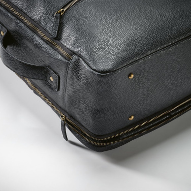 Paris Backpack 20L recycled Leather fits 17" laptop, Black, product image (4)