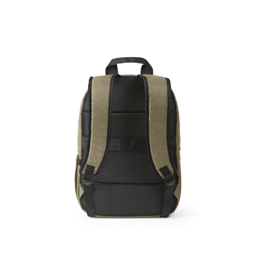 Vilnius Backpack 18L rPET. Front pocket. Fits 17" Laptop, Camel, product image (3)
