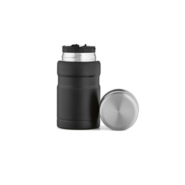 Dali 800 Food Flask rSS 810 ml. Double wall and foldable spoon, Black, product image (2)