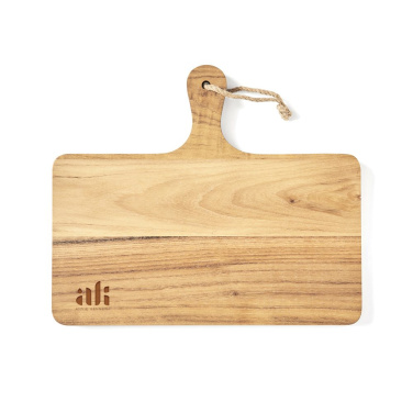 VINGA Buscot horizontal serving board, brown, with logo (1)