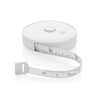 RCS recycled plastic tailor tape, white, detail view (1)