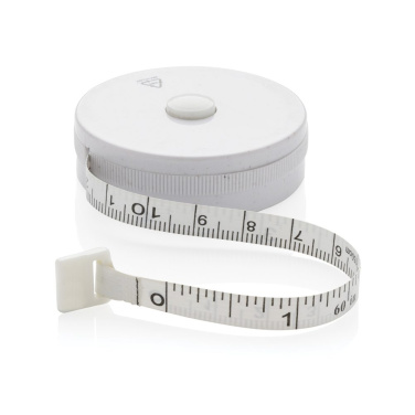 RCS recycled plastic & bamboo tailor tape, white, detail view (2)